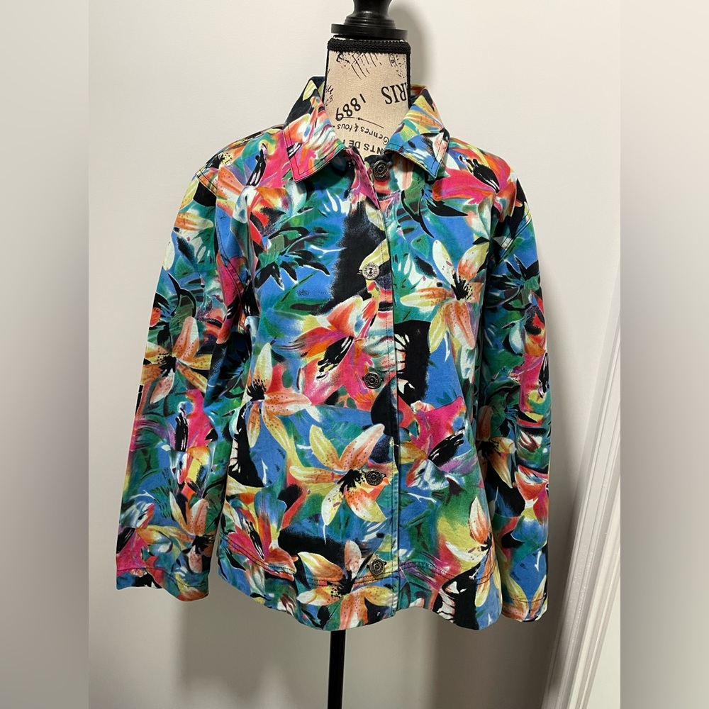 Chico’s Floral Jacket